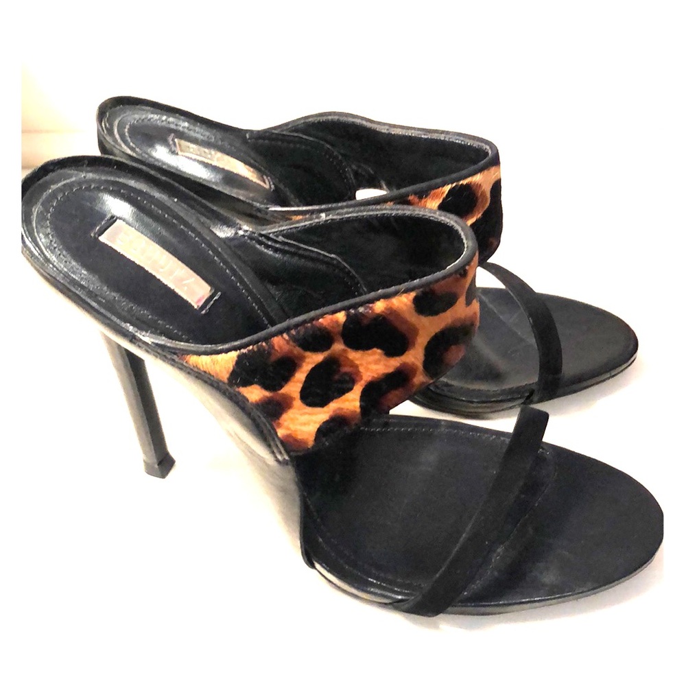 Schutz high heels leopard size 8.5 b NWOT
